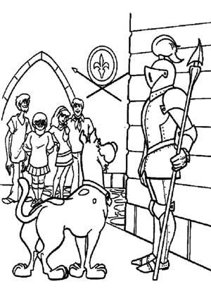 Скуби Ду раскраска 14