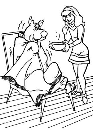 Скуби Ду раскраска 16