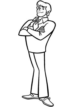 Скуби Ду раскраска 17