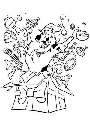 Скуби Ду раскраска 20