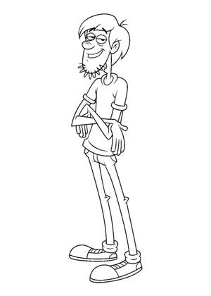 Скуби Ду раскраска 21