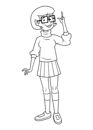 Скуби Ду раскраска 22