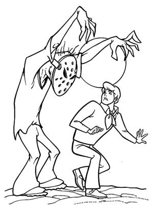 Скуби Ду раскраска 26