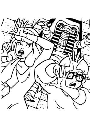 Скуби Ду раскраска 28