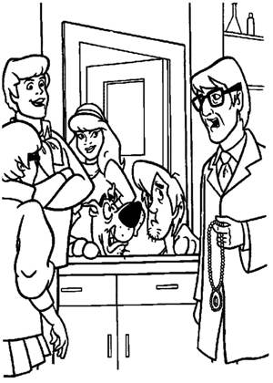 Скуби Ду раскраска 30