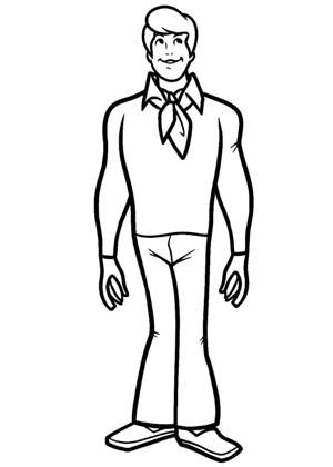 Скуби Ду раскраска 7