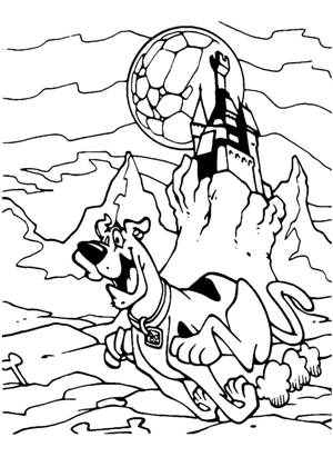 Скуби Ду раскраска 8