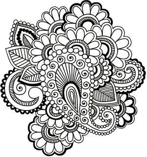 Сложные — раскраска 1