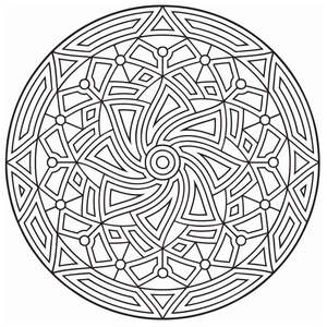 Сложные — раскраска 12