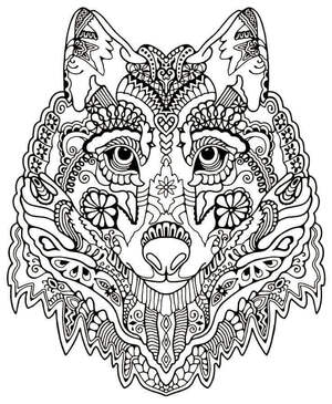 Сложные — раскраска 21