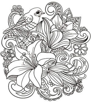 Сложные — раскраска 23