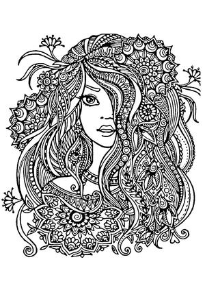 Сложные — раскраска 25