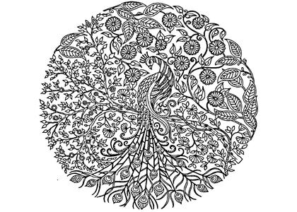 Сложные — раскраска 27