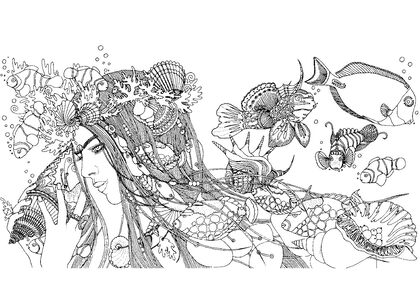 Сложные — раскраска 29