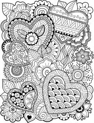 Сложные — раскраска 8