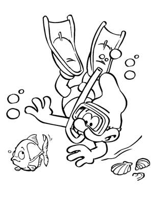 Смурфики раскраска 15