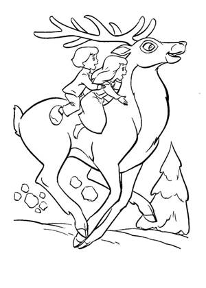 Раскраски Снежная Королева Снежная Королева раскраска 22