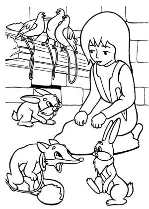 Раскраски Снежная Королева Снежная Королева раскраска 8