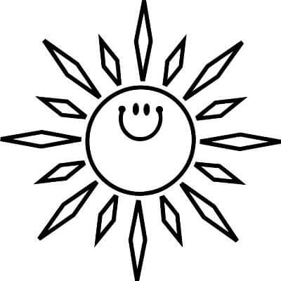 Раскраски Солнышко Солнышко