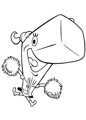 Спанч Боб раскраска 17