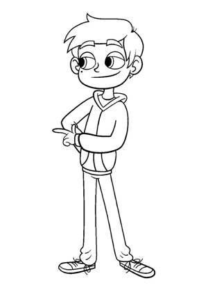 Раскраски Звездочка против силы зла Звездочка против силы зла раскраска 11