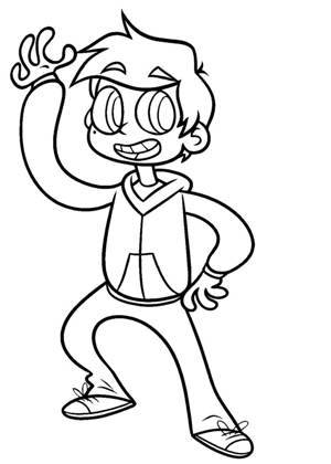 Раскраски Звездочка против силы зла Звездочка против силы зла раскраска 25