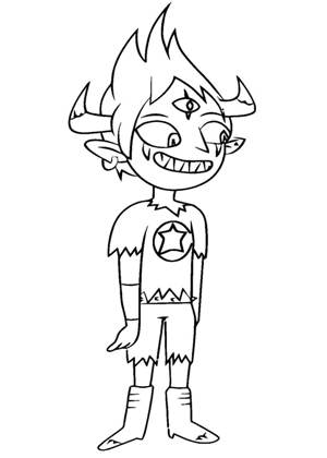 Раскраски Звездочка против силы зла Звездочка против силы зла раскраска 29