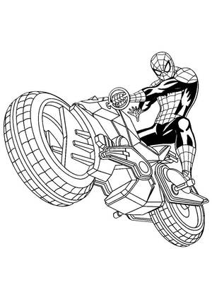 Супергерои – раскраска 1