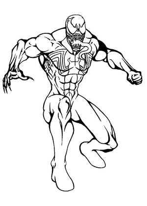 Супергерои – раскраска 11