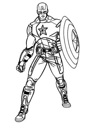 Супергерои – раскраска 13