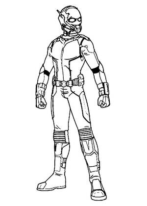 Супергерои – раскраска 21