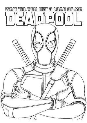 Супергерои – раскраска 24