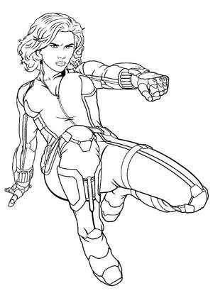 Супергерои – раскраска 25