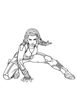 Супергерои – раскраска 27