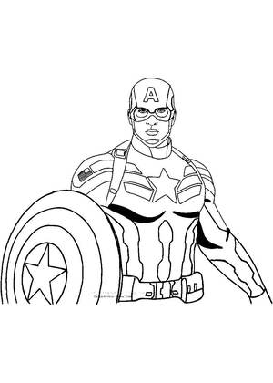 Супергерои – раскраска 28