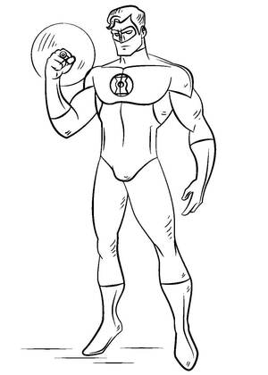 Супергерои – раскраска 36