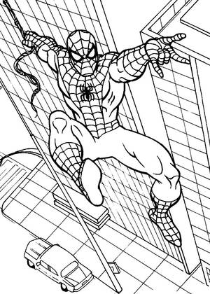 Супергерои – раскраска 39