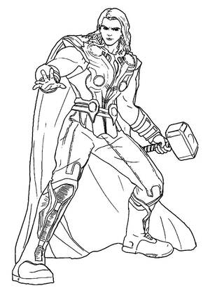 Супергерои – раскраска 4