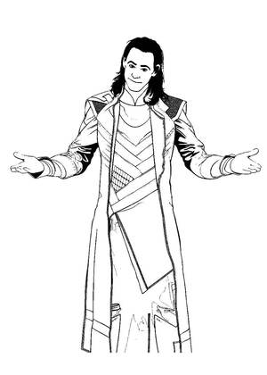 Супергерои – раскраска 5