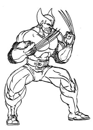 Супергерои – раскраска 6