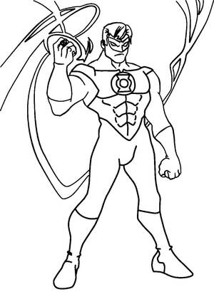 Супергерои – раскраска 9