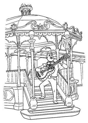 Тайна Коко раскраска 14