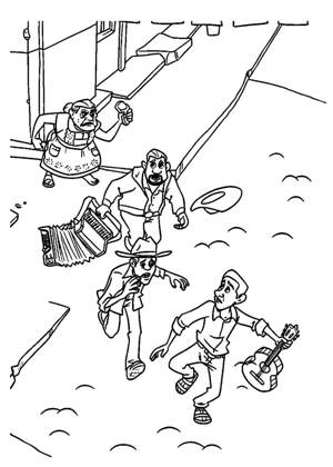 Тайна Коко раскраска 16