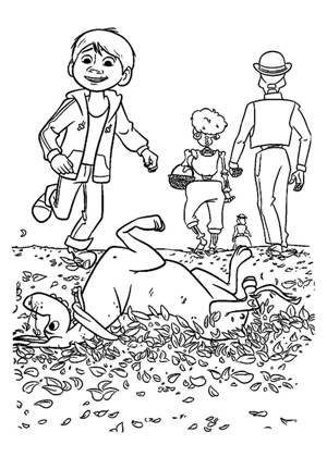 Тайна Коко раскраска 20