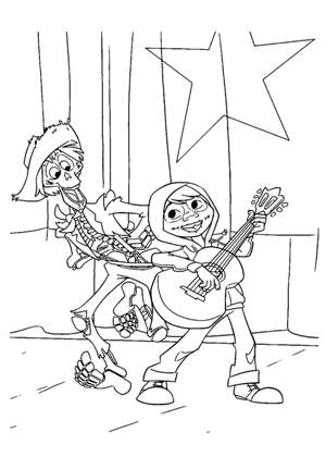 Тайна Коко раскраска 21