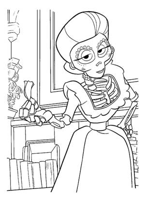 Тайна Коко раскраска 24