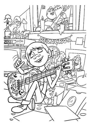 Тайна Коко раскраска 27