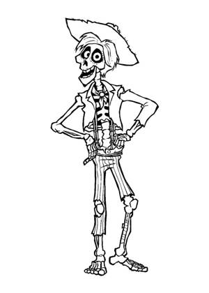 Тайна Коко раскраска 29