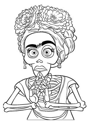 Тайна Коко раскраска 5