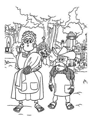 Тайна Коко раскраска 7